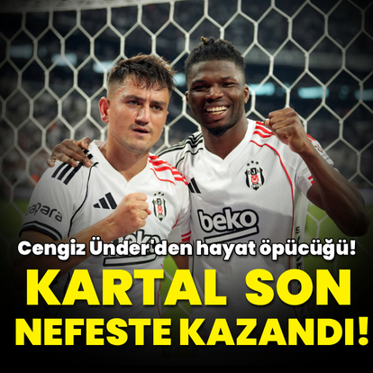 Beşiktaş son nefeste kazandı!
