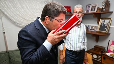 Şehit astsubay Göçkün'ün ailesine ziyaret