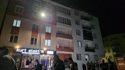 Apartmana pompalı tüfekle saldırı
