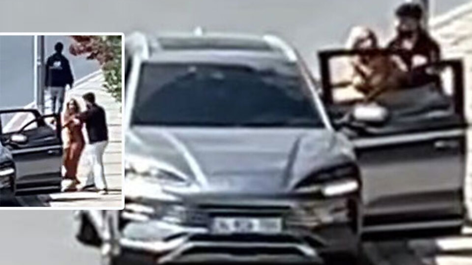 İstanbul'da yaşandı... Kadına zorbalık kamerada!