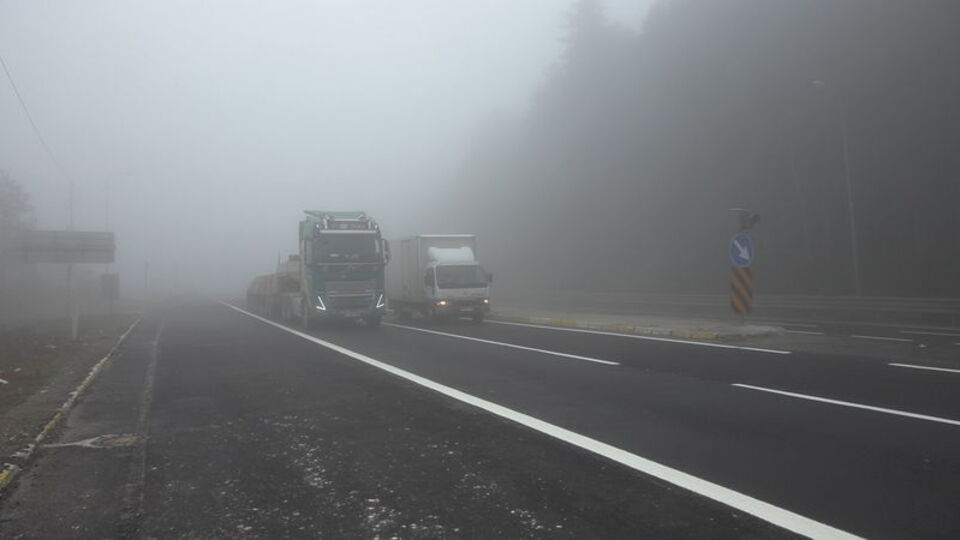 Bolu Dağı kışa döndü
