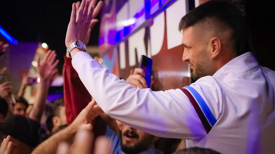 Trabzonspor taraftarından takıma destek