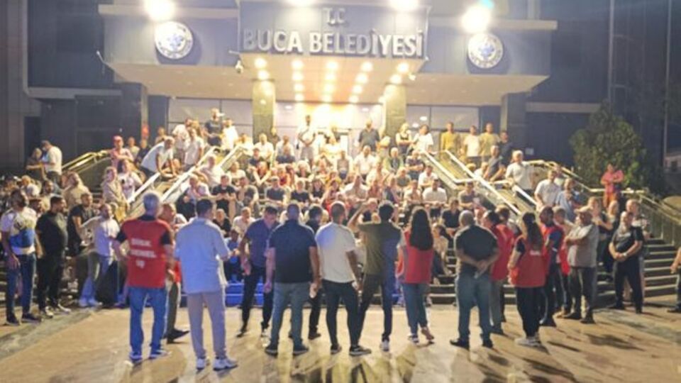 Buca'da iş bırakma eylemi 7'nci gününde