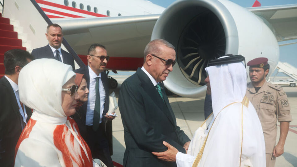Cumhurbaşkanı Erdoğan Katar'da