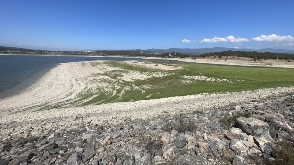 Bolu'daki Gölköy'de su seviyesi düştü