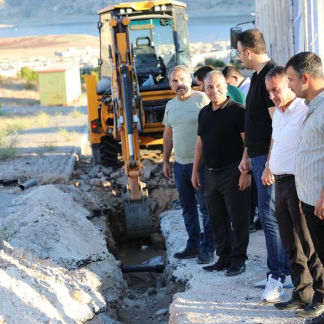 Hasankeyf'te doğalgaz çalışmalarına başlandı