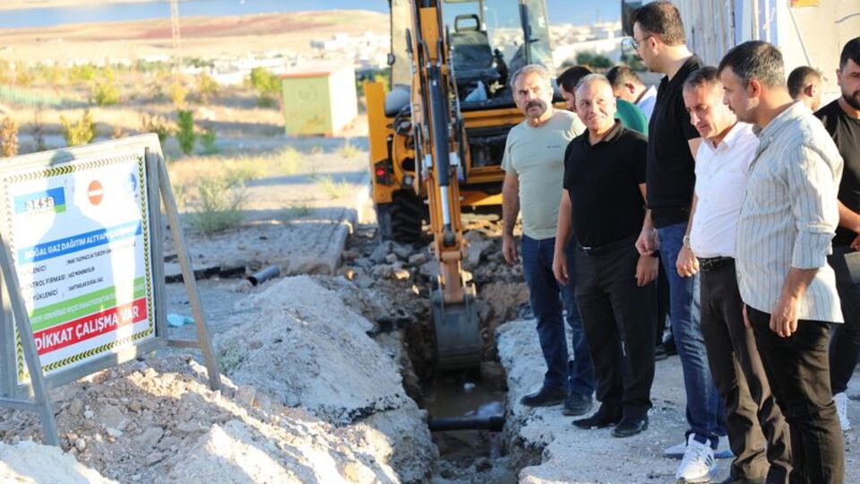 Hasankeyf'te doğalgaz çalışmalarına başlandı