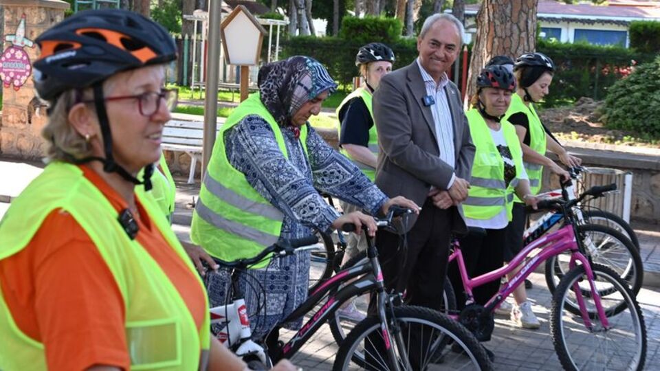 Kepez'de kadınlar için pedal zamanı