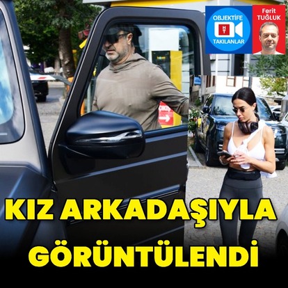 Kız arkadaşıyla görüntülendi