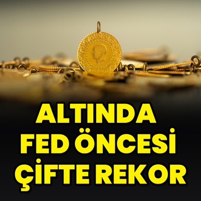 Altın Fed öncesi zirve tazeledi