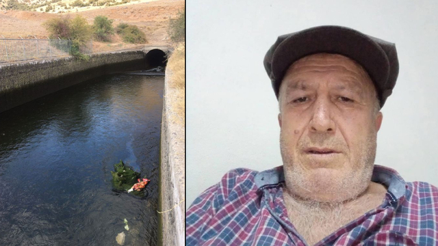 Motosikleti sulama kanalında bulundu