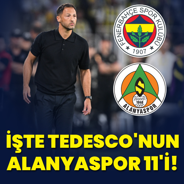 İşte Tedesco'nun Alanyaspor 11'i!