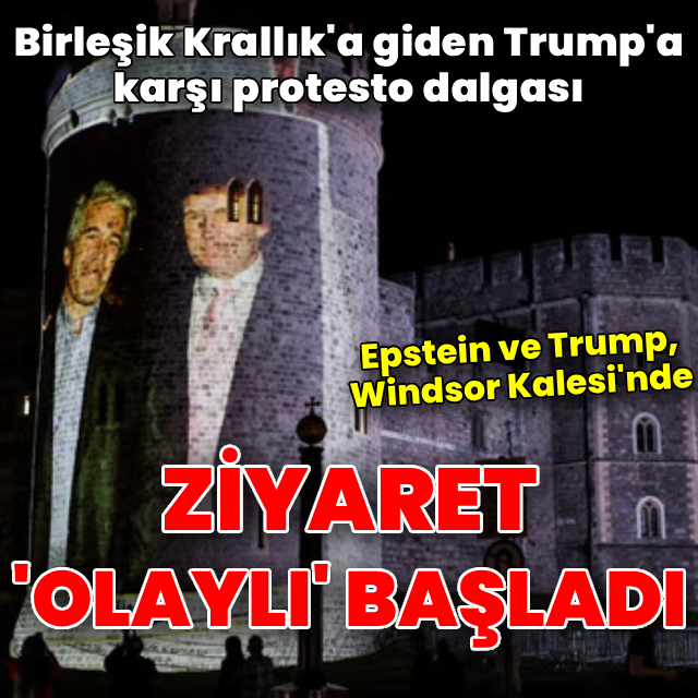 Trump'ın Birleşik Krallık ziyareti 'olaylı' başladı