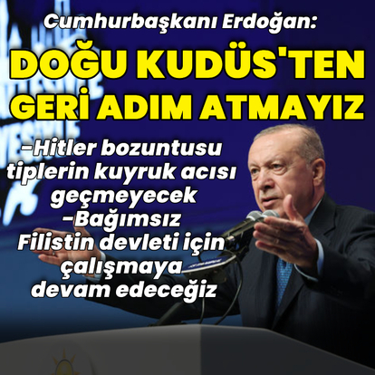 Cumhurbaşkanı Erdoğan'dan açıklamalar