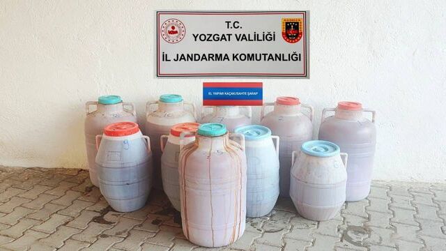 Yozgat'ta sahte alkol operasyonu