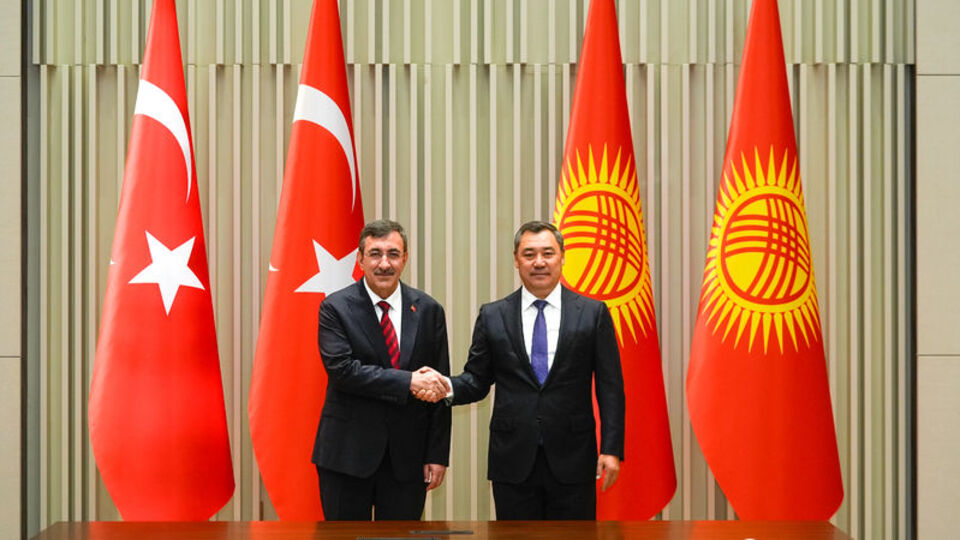 Cumhurbaşkanı Yardımcısı Yılmaz Bişkek'te konuştu