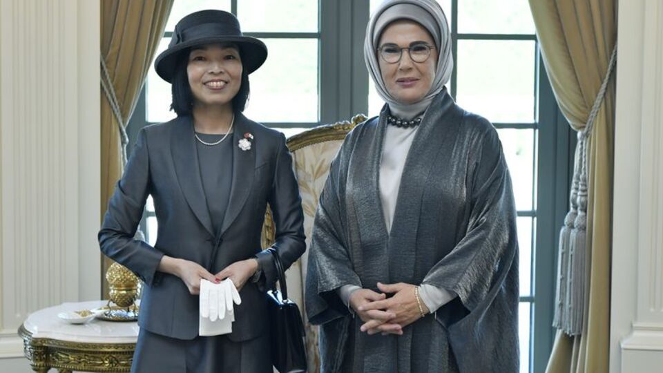 Emine Erdoğan, Japonya Prensesi Mikasa ile bir araya geldi