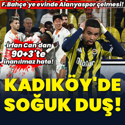 Kadıköy'de soğuk duş!