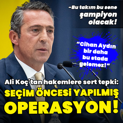 "Seçim öncesi yapılmış bir operasyon!"