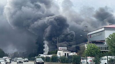 Trabzon'da feci yangın! Dumanlar yükseldi!