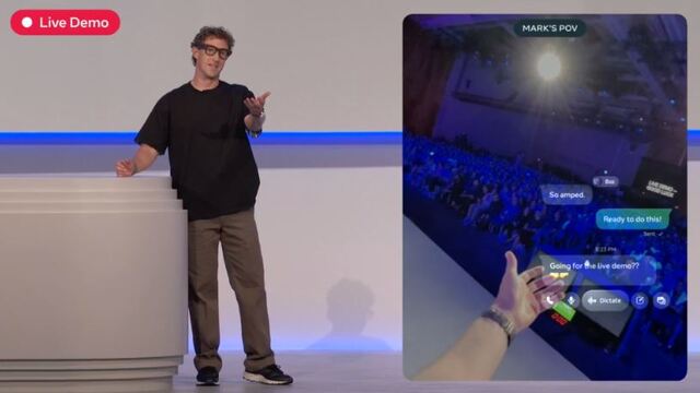 Ekranlı akıllı gözlük ve bileklikle kontrol