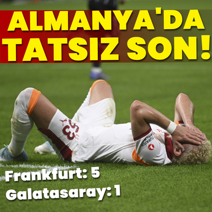 Galatasaray'a Almanya'da soğuk duş!
