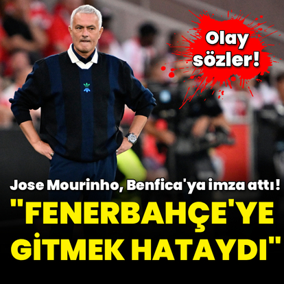 Jose Mourinho, Benfica'ya imzayı attı!