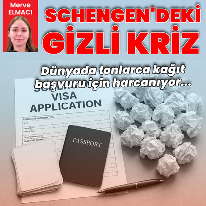 Schengen vizesinde gizli kriz: Kağıt israfı