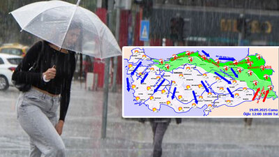 Meteoroloji saat verip uyardı! 3 bölgede şiddetli sağanak!