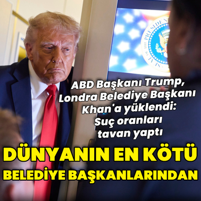 Trump Londra Belediye Başkanına yüklendi