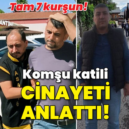 Tam 7 kurşun... Komşu katilinin ifadesi kan dondurdu!