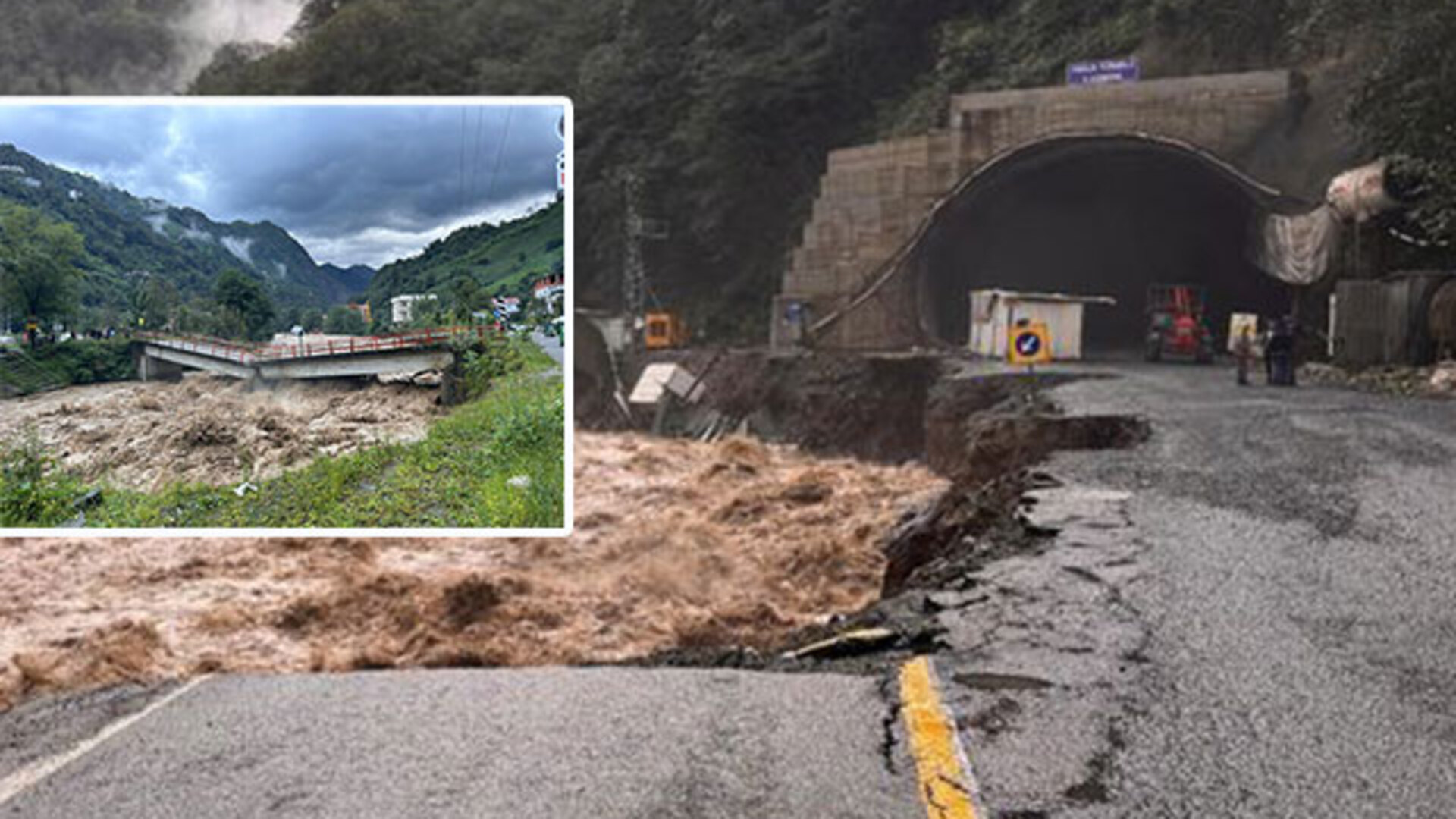 Metrekareye 150 kg yağış düştü! İki kentte sel ve heyelan | SON DAKİKA HABER