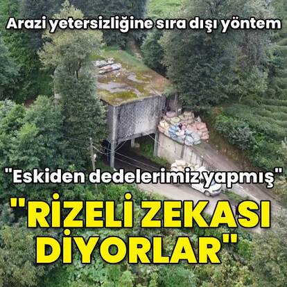 Arazi yetersizliğine sıra dışı yöntem!