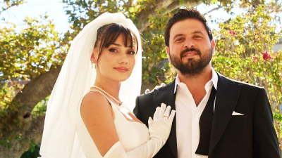 Sakız Adası'nda düğün yaptı