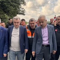 Bakanlar Rize'de incelemelerde bulundu