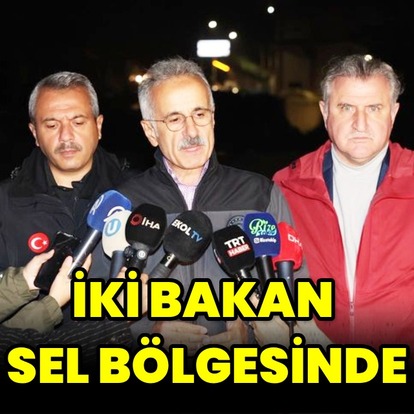 Bakanlar Rize'de incelemelerde bulundu