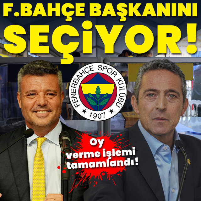 Fenerbahçe başkanını seçiyor