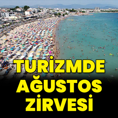 Turizmde ağustos zirvesi