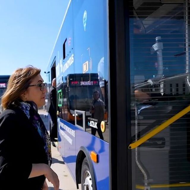 Gaziantep'te elektrikli otobüs dönemi