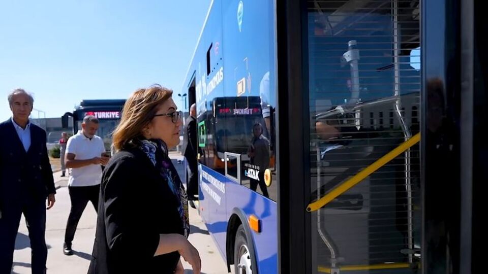 Gaziantep'te elektrikli otobüs dönemi