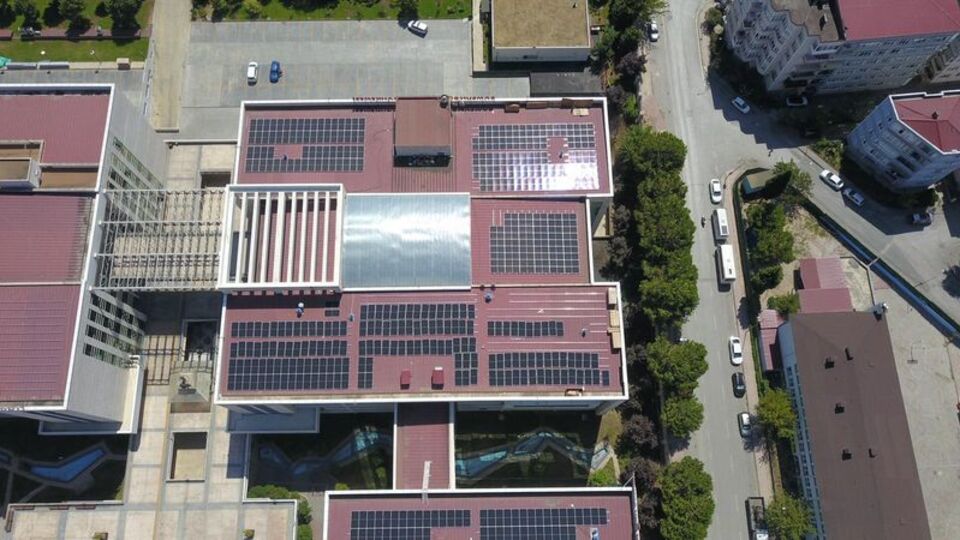 Samsun'da kamu binalarına GES