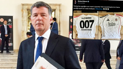 Richard Moore'a 007'li Beşiktaş forması