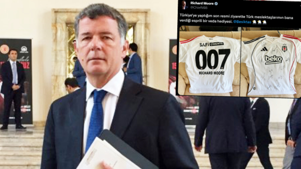 Richard Moore'a 007'li Beşiktaş forması
