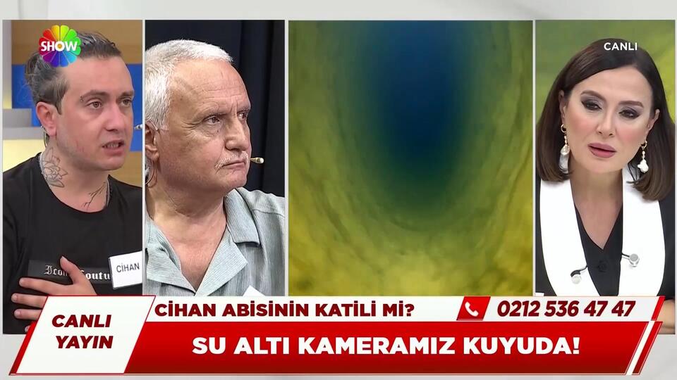 Canlı yayında kuyuyu görüntülediler