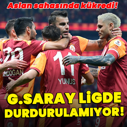 G.Saray ligde durdurulamıyor!