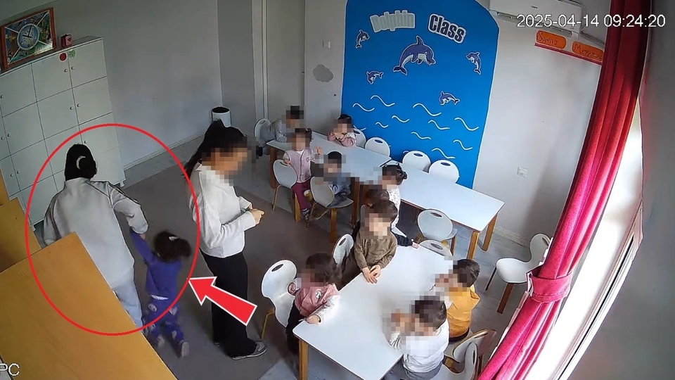 Kreşteki kötü muamelede öğretmenler görevden alındı!