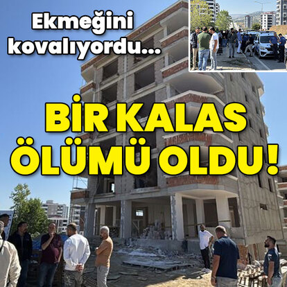 Ekmeğini kovalıyordu... Bir kalas ölüme götürdü!