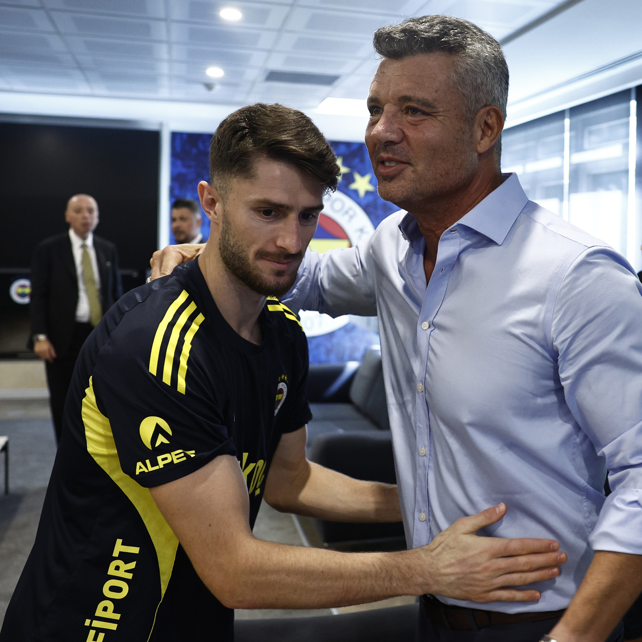 Sadettin Saran, takımla bir araya geldi!