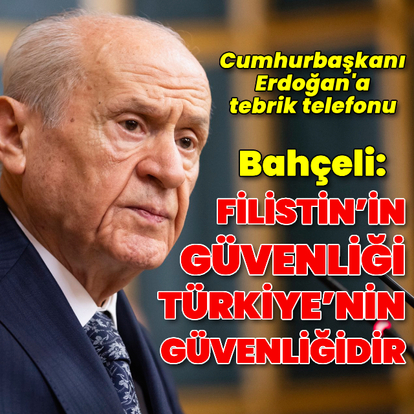 Bahçeli: Soykırım trajedisi artık son bulmalıdır