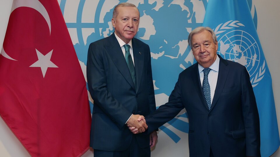 Cumhurbaşkanı Erdoğan Guterres ile görüştü